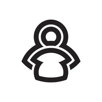 Concept logo, plus body size Stock Illustration