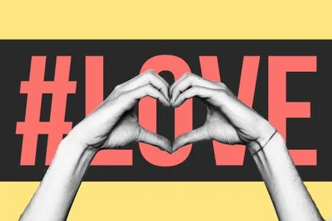 Concept of love, be romantic, start of a relationship, engagement Stock Photos