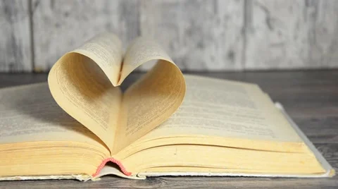 Concept of love for book Video stock 55853318