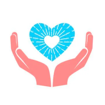 Concept of love heart Stock Illustration