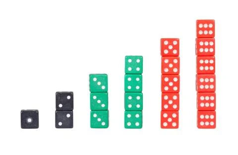 Concept luck - bone in the form of a pyramid Stock Photos