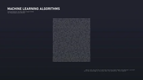 Concept of machine learning Stock Footage 258405698