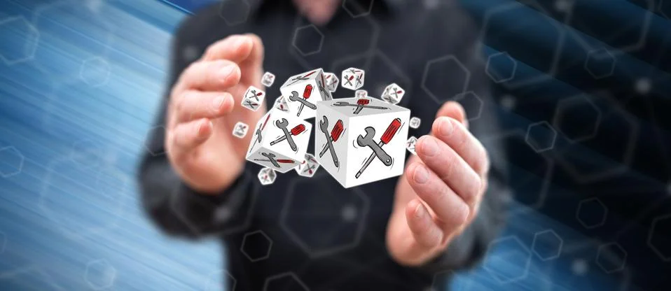 Concept of maintenance service Stock Photos