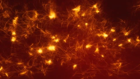 Concept of a mantle plume that rises from the Earth's mantle Stock Footage 314331960