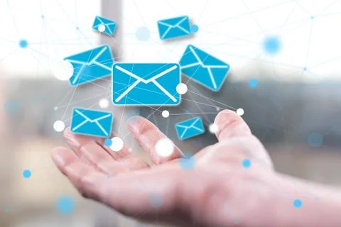 Concept of message 스톡 사진