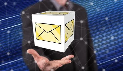 Concept of message Stock-Fotos