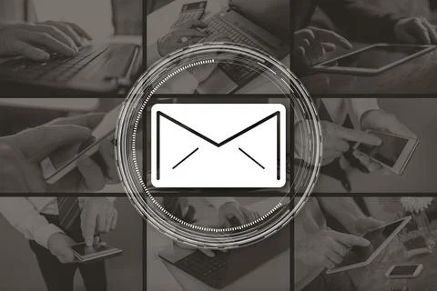 Concept of message 스톡 사진