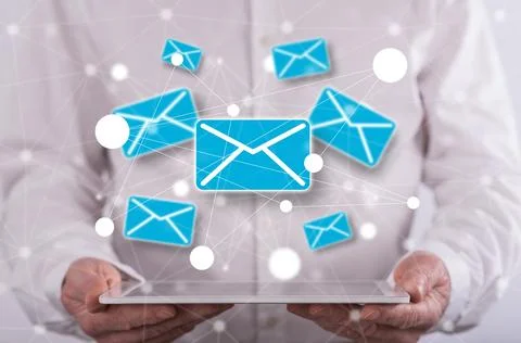 Concept of message Фото