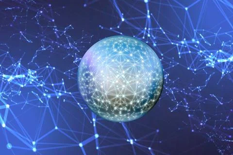 The concept of metaverse technology. modern technology communication business Stock Photos