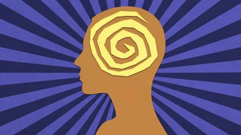 Concept Of Mind / Mindfulness  Stop Motion Animation Stock Footage 120843739