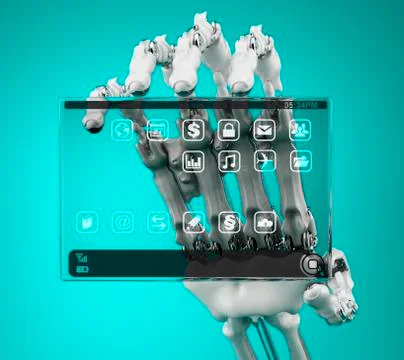 Concept mobile computer Stock Illustration