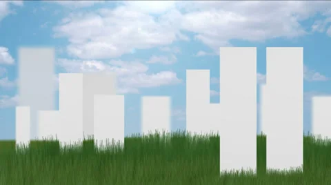 Concept modern city. Stock Footage 36178796