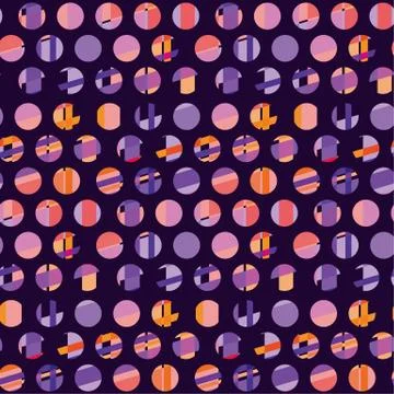 Concept modern polka dot seamless pattern, surface design for background, fab Illustrazione stock