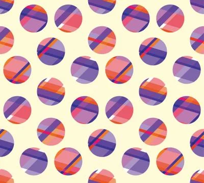 Concept modern polka dot seamless pattern, surface design for background, fab Stockillustratie