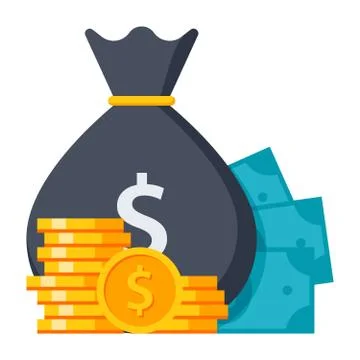 Concept of Money Stock Illustration