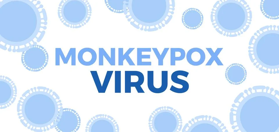 Concept of a monkeypox outbreak epidemic, global health emergency. Maintaining Illustrazione stock
