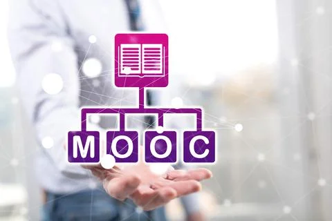 Concept of mooc Stock-Fotos