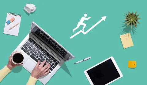 Concept of motivation Stock Photos