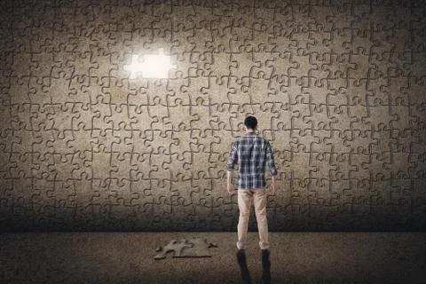 Concept of mystery, problem, solution Foto stock