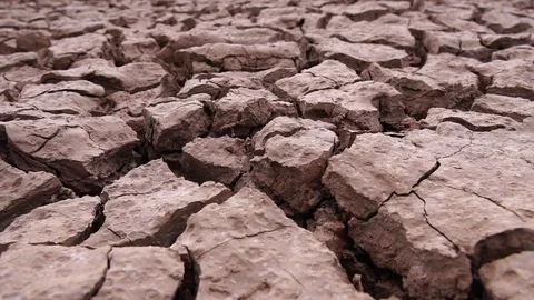 The concept of natural disasters: a Pickaxe to the arid ground Stock Footage 113209007