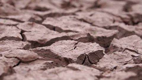 The concept of natural disasters: a Pickaxe to the arid ground Stock Footage 113209031