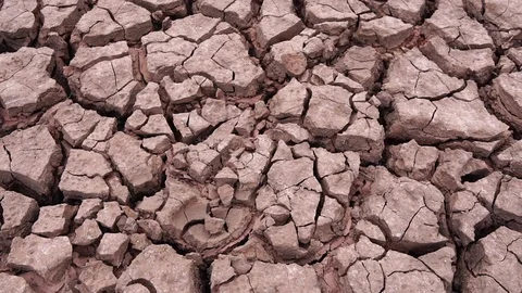 The concept of natural disasters: a Pickaxe to the arid ground Stock Footage 113209330
