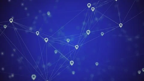 The concept of navigation connectivity Stock Illustration