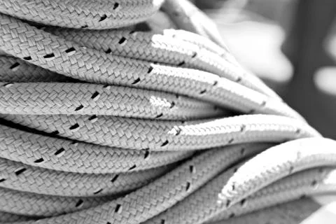 The concept of navigation whit vassel rope Stock Photos