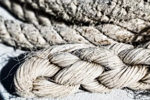 The concept of navigation whit vassel rope Stock Photos