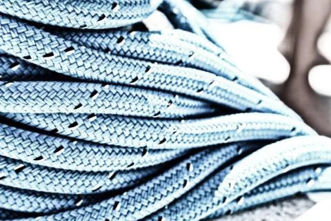 The concept of navigation whit vassel rope Stock Photos