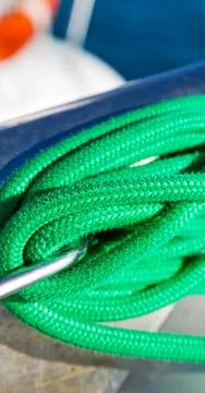 The concept of navigation whit vassel rope Stock Photos