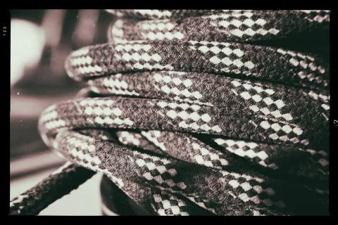 The concept of navigation whit vassel rope Stock Photos