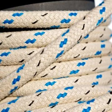 The concept of navigation whit vassel rope Stock Photos
