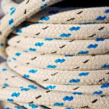 The concept of navigation whit vassel rope Stock Photos