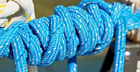 The concept of navigation whit vassel rope Stock Photos