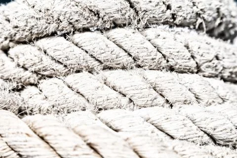 The concept of navigation whit vassel rope Stock Photos