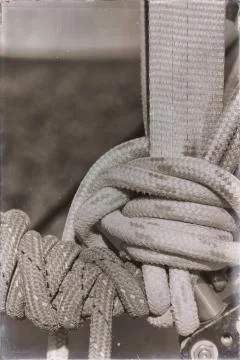 The concept of navigation whit vassel rope Stock Photos