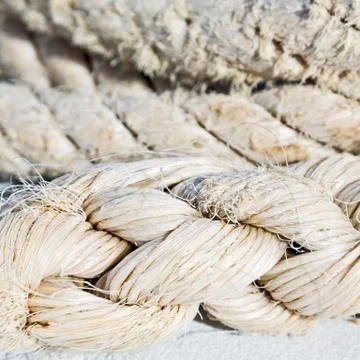 The concept of navigation whit vassel rope Stock Photos
