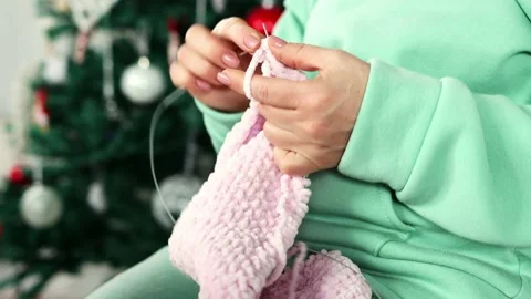 The concept of needlework. Hobby concept Stockbeeldmateriaal 205453178