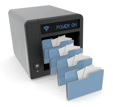 Concept of network data Stock Illustration