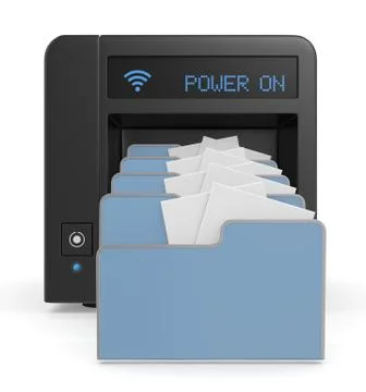 Concept of network data Stock Illustration