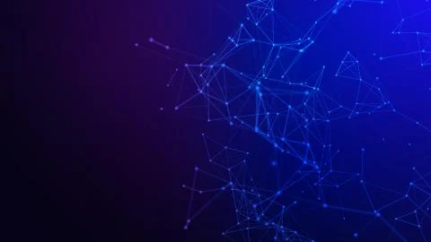 Concept of Network, internet communication. 3d illustration Illustrazione stock