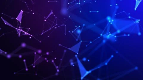 Concept of Network, internet communication. 3d illustration Illustrazione stock