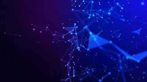 Concept of Network, internet communication. 3d illustration Illustrazione stock