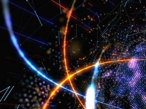 Concept of Network, Internet Communication 스톡 일러스트