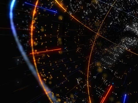 Concept of Network, Internet Communication Stock Illustration