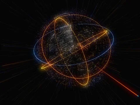 Concept of Network, Internet Communication Illustrazione stock