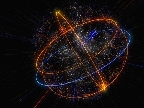 Concept of Network, Internet Communication Stock Illustration