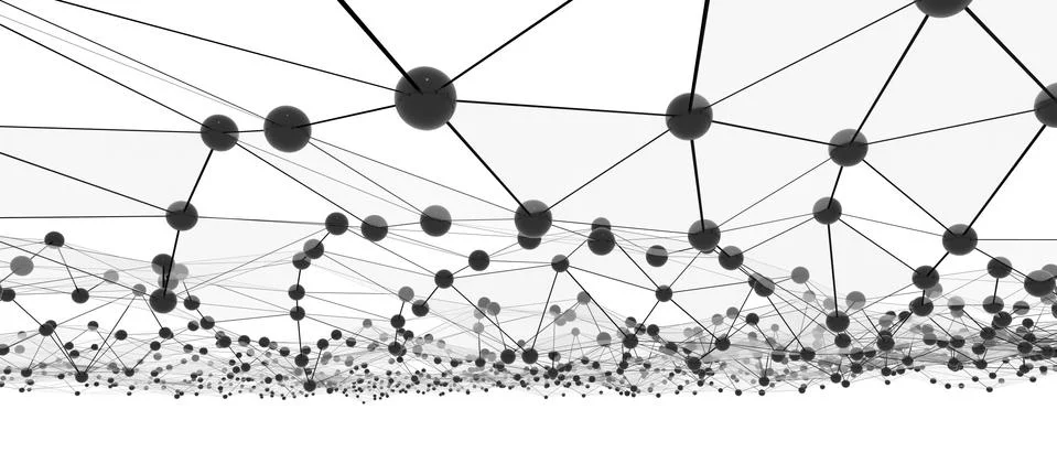Concept of Network, internet communication Illustrazione stock