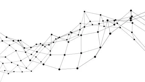 Concept of Network, internet communication Illustrazione stock